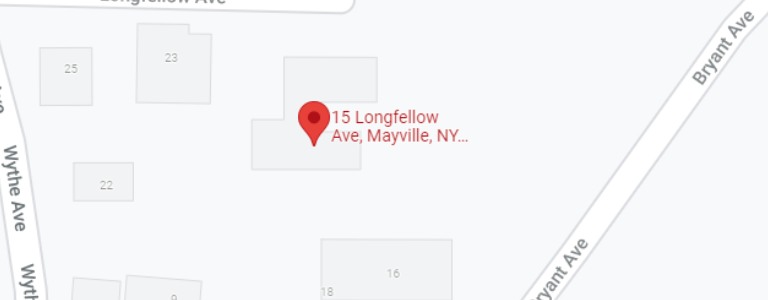 A map of the location of 1 5 longfellow ave.